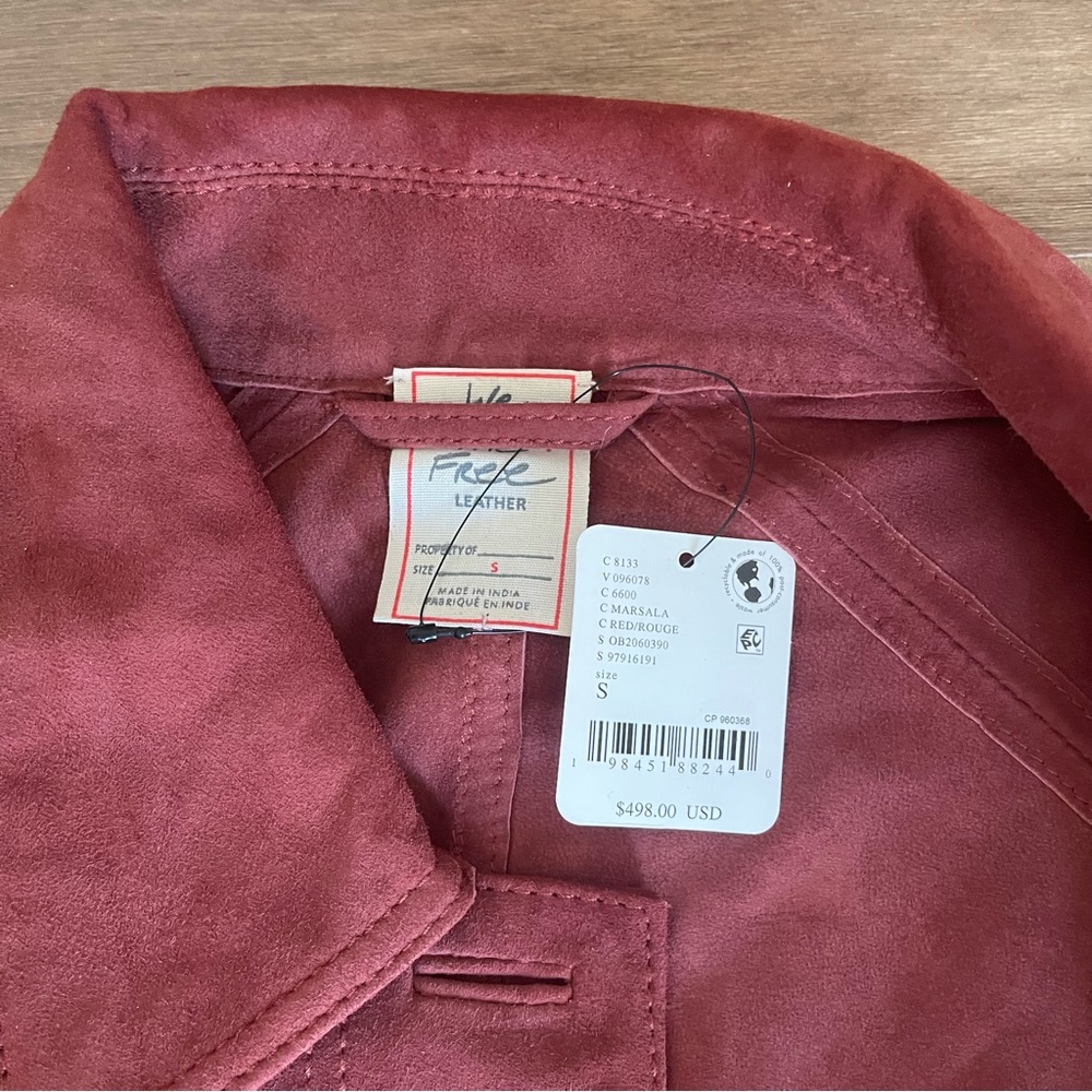 Free People We The Free Annalise Suede Jacket - Picture 6 of 7